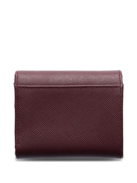 Prada small Saffiano leather wallet - Red