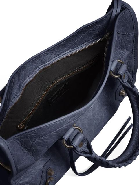 Balenciaga small Le City braided-handle tote bag - Blue