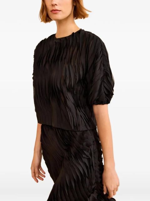 Ulla Johnson Vayda short-sleeve top - Black - zdjęcie produktu nr 2