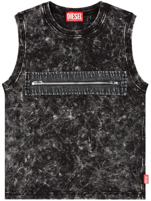 Diesel T-Arted tank top - Black - zdjęcie produktu nr 1