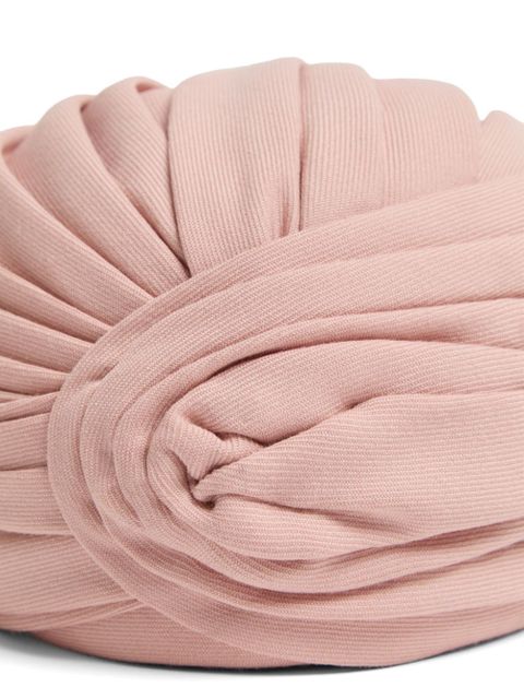 Valentino Garavani VLogo Signature rigid head scarf - Pink - zdjęcie produktu nr 2