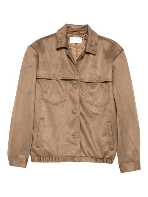 The Frankie Shop Hester button-fastening pocket jacket - Brown - zdjęcie produktu nr 1