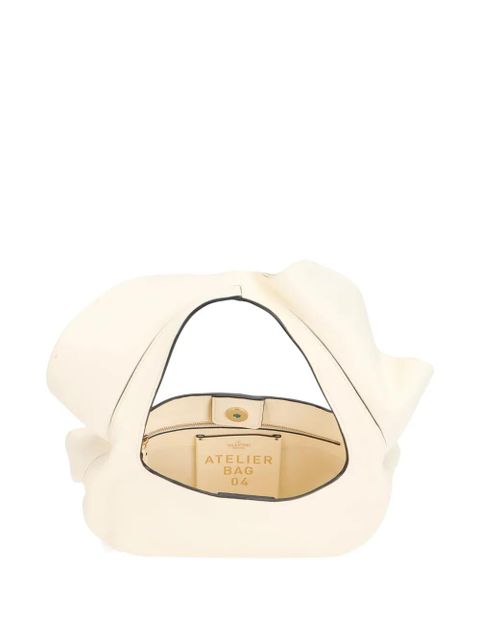 Valentino Garavani Atelier 04 ruffled shoulderbag - Neutrals