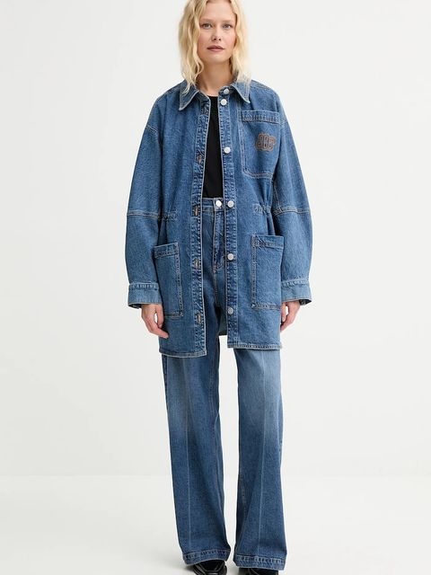 MUNTHE t-shirt bawełniany TYLIE damski kolor czarny 252110625260 - zdjęcie produktu nr 2