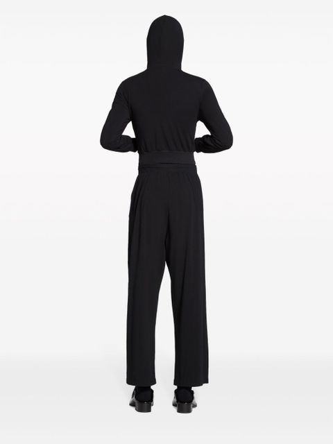 Balenciaga zip-up cotton hoodie - Black