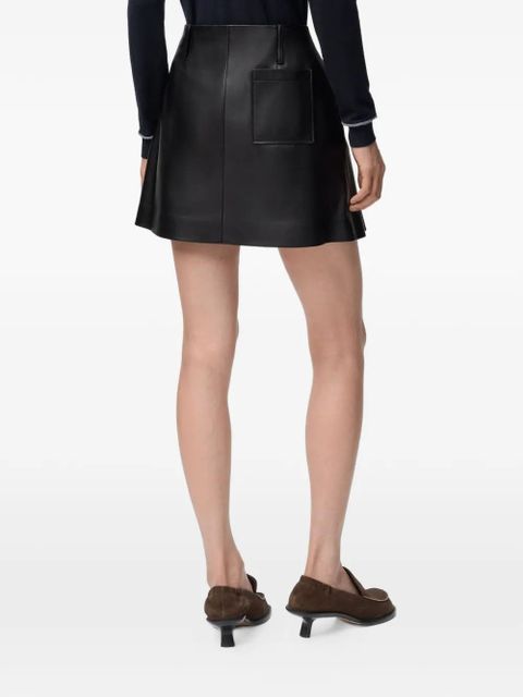 LOEWE pocket pleated mini skirt - Black
