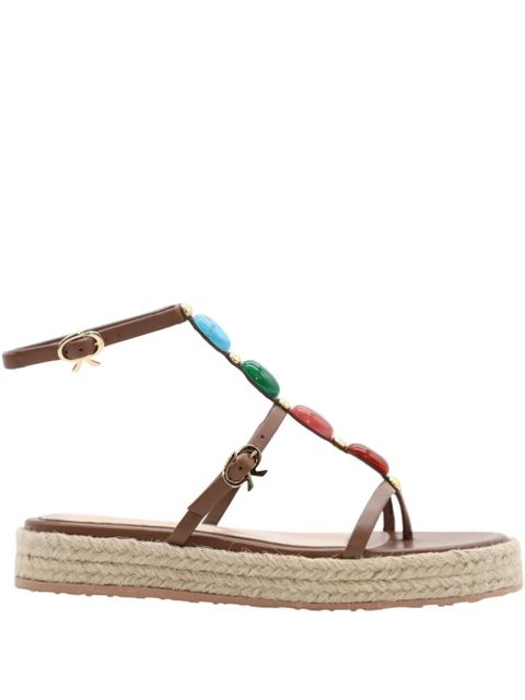 Gianvito Rossi Shanti Flatform sandals - Brown - zdjęcie produktu nr 1