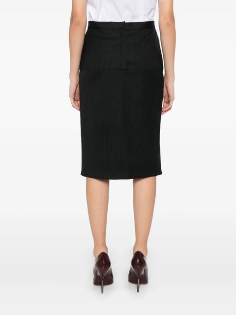 FENDI pinstripe skirt - Black - zdjęcie produktu nr 2