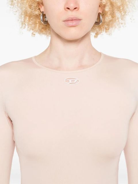 Diesel logo-motif bodysuit - Pink
