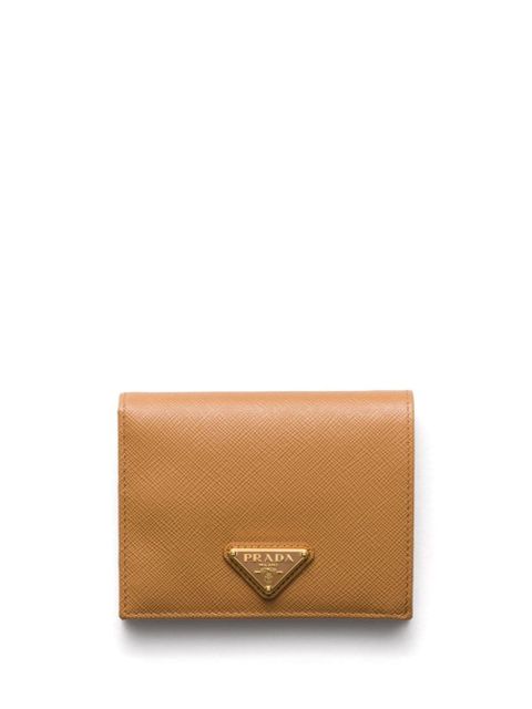 Prada Small Saffiano Leather Wallet - Neutrals - zdjęcie produktu nr 1