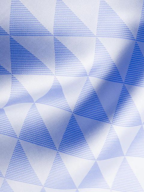 Prada jacquard silk scarf 90x90 - Blue - zdjęcie produktu nr 2