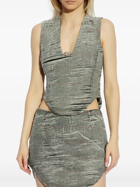 Diesel De-Laris top - Grey