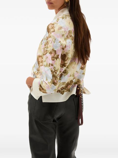 Versace floral shirt - Neutrals