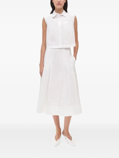 Simkhai Samantha pleated midi skirt - White - zdjęcie produktu nr 2