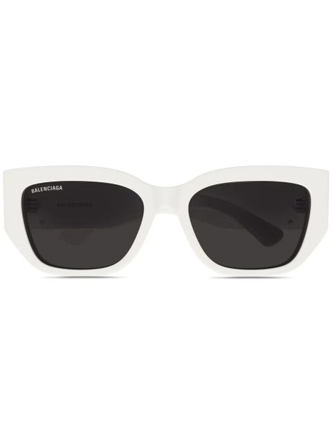 Balenciaga Eyewear logo-plaque sunglasses - White - zdjęcie produktu nr 1