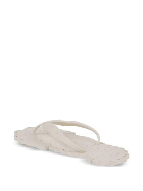 ZIMMERMANN scalloped-edge flip-flops - Neutrals