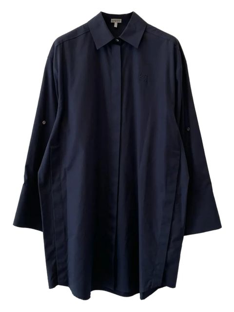 LOEWE button-down shirt dress - Blue - zdjęcie produktu nr 1