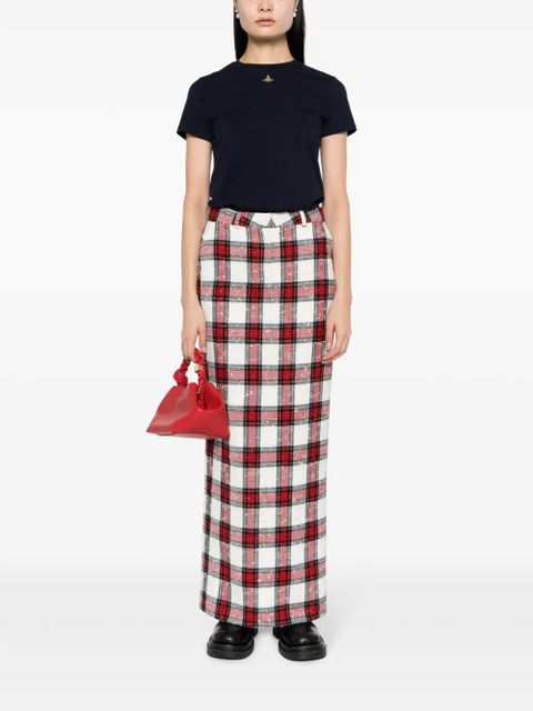 Vivienne Westwood Orb-embroidered short-sleeve T-shirt - Blue - zdjęcie produktu nr 2