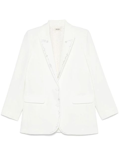 Zadig&Voltaire Viva Strass blazer - White - zdjęcie produktu nr 1