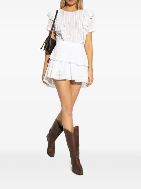 Paris Texas 50mm Bettina leather pointed-toe boots - Brown