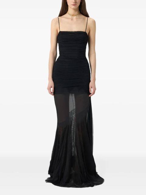 Blumarine ruched evening gown - Black - zdjęcie produktu nr 2
