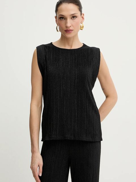 Morgan bluzka damska kolor czarny gładka DIABOLO - zdjęcie produktu nr 1