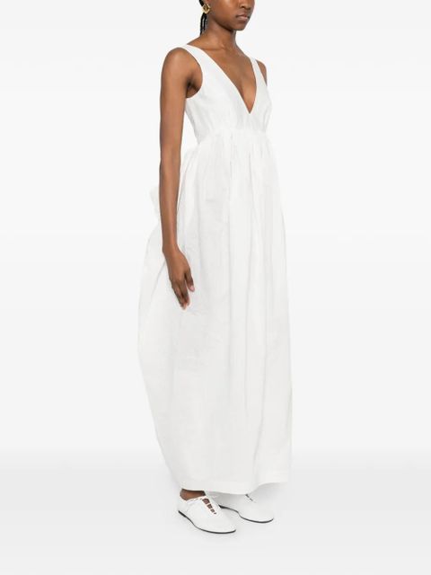 Róhe sculptural textured maxi dress - Neutrals