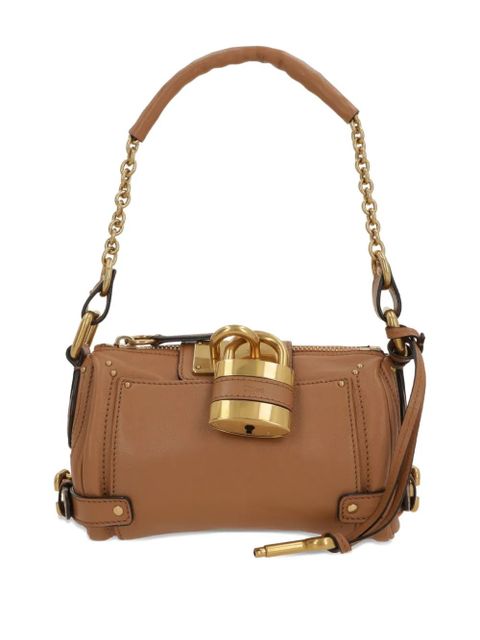 Chloé small Paddington leather tote bag - Brown