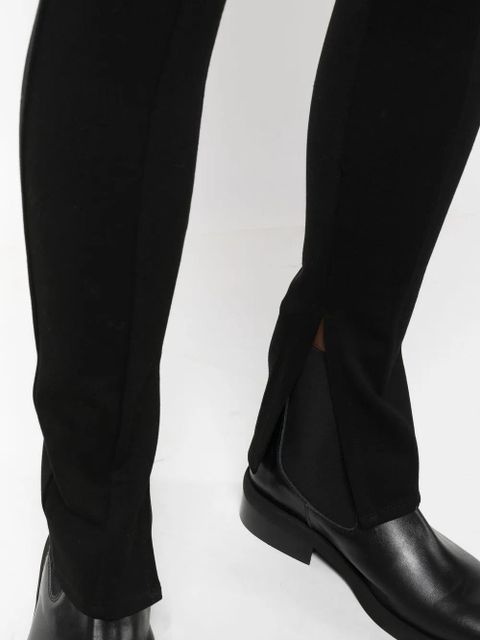 ANINE BING Max high-rise skinny trousers - Black