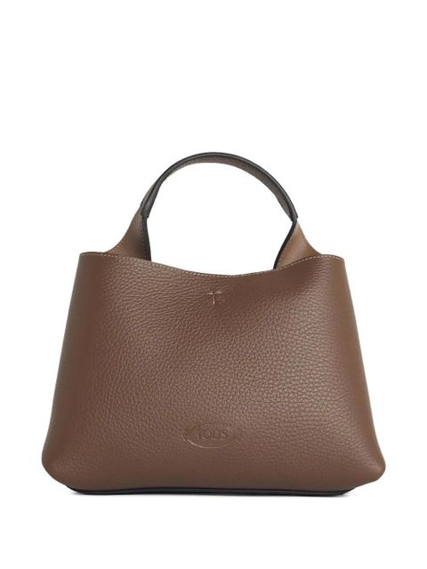 Tod's micro embossed-logo tote bag - Brown - zdjęcie produktu nr 1