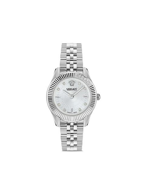 Versace Greca diamond 30mm - Silver - zdjęcie produktu nr 1