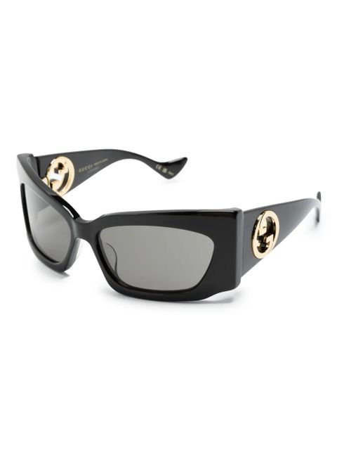 Gucci Eyewear square-frame sunglasses - Black - zdjęcie produktu nr 2