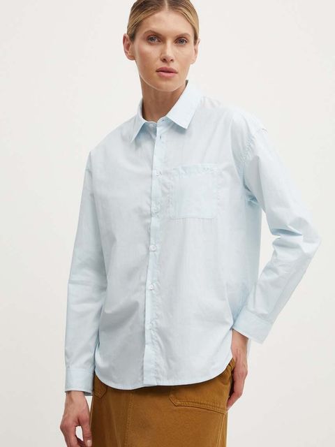 A.P.C. koszula bawełniana chemise boyfriend brodee - zdjęcie produktu nr 1