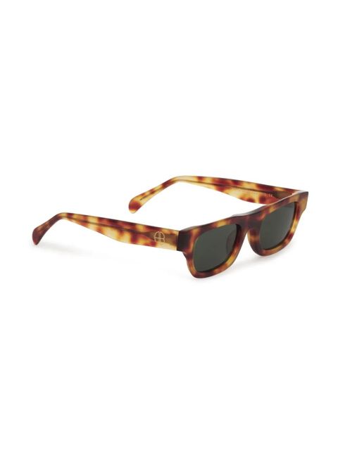 ANINE BING Otis tortoiseshell-effect sunglasses - Brown - zdjęcie produktu nr 2