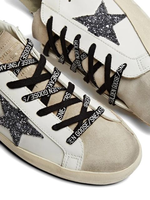 Golden Goose glitter-embellished sneakers - White