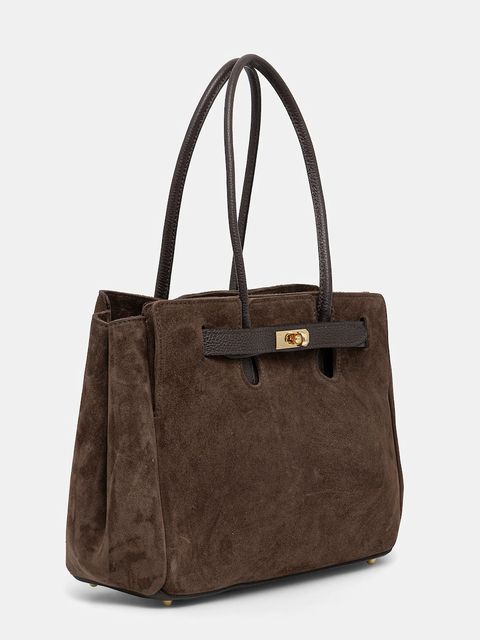 Answear.LAB torebka zamszowa - zdjęcie produktu nr 1