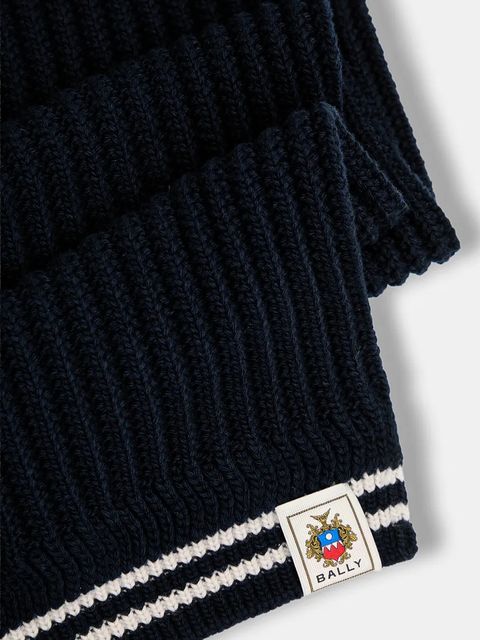 Bally szalik wełniany