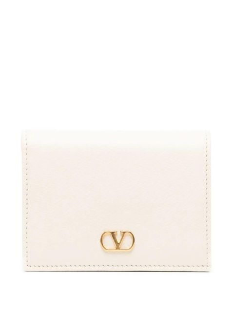 Valentino Garavani Compact VLogo leather wallet - White - zdjęcie produktu nr 1