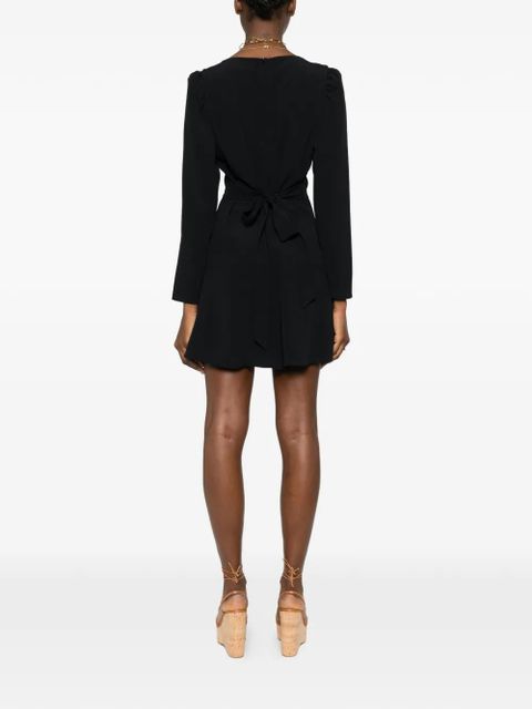 Chloé tie-waist mini dress - Black
