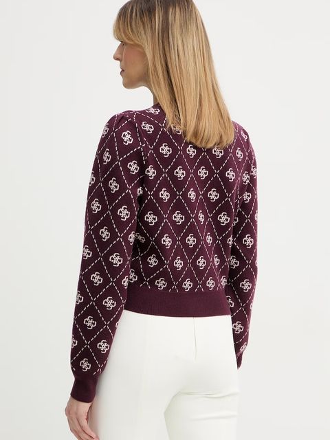 Guess kardigan z domieszką wełny SARAH - zdjęcie produktu nr 2