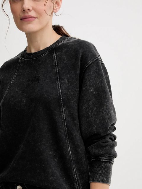 G-Star bluza bawełniana damska kolor czarny gładka D27173.D969