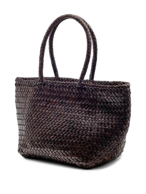 DRAGON DIFFUSION small Grace Basket tote bag - Brown - zdjęcie produktu nr 2