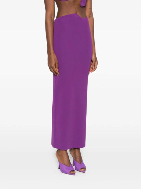 Christopher Esber Maparadita maxi skirt - Purple