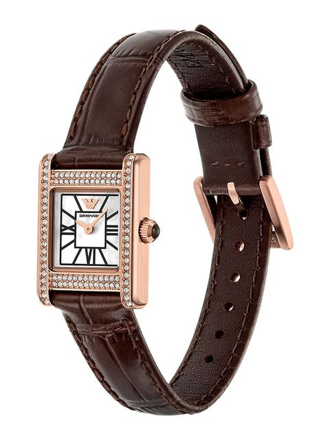 Emporio Armani zegarek damski kolor złoty AR80083SET