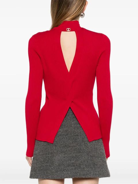 TWINSET ribbed sweater - Red