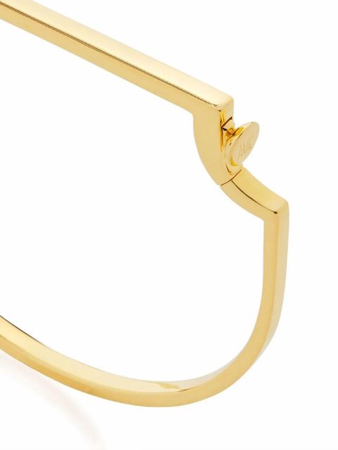 Monica Vinader Signature skinny bangle - Gold