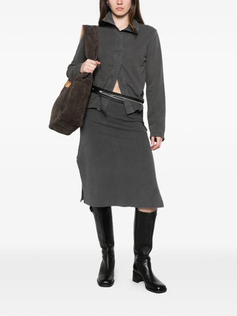 OUR LEGACY Tornado buttoned collared cardigan - Grey - zdjęcie produktu nr 2