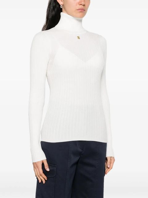 SANDRO ribbed-knit jumper - White - zdjęcie produktu nr 2