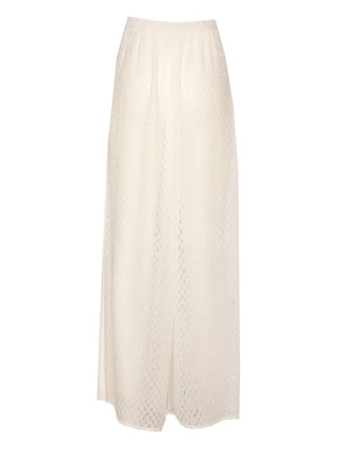 Missoni Raschel-knit wide-leg trousers - White - zdjęcie produktu nr 2