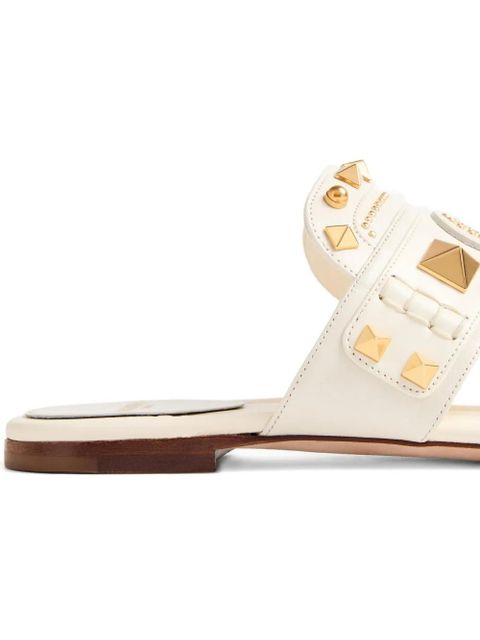 Valentino Garavani Plaster Caster leather sandals - White